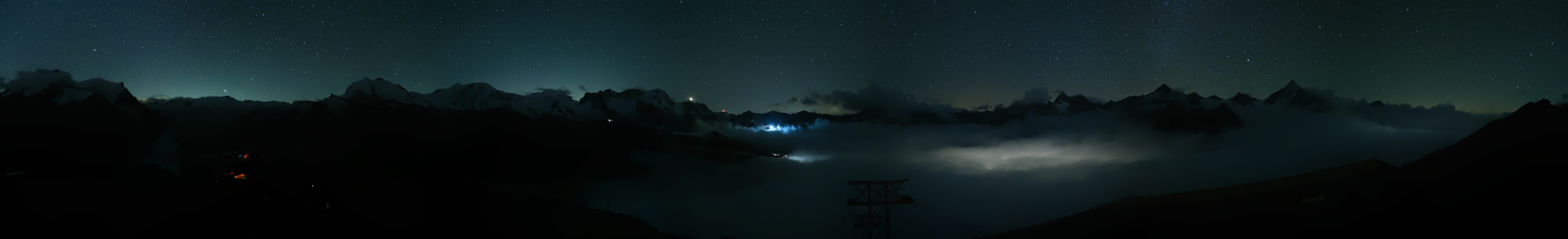 Archiv Foto Webcam Panoramablick vom Rothorn