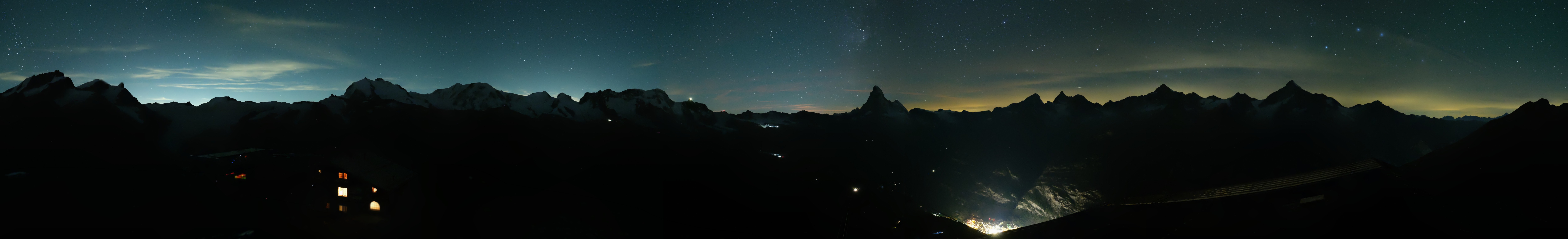 Archived image Webcam Panoramic view from Rothorn