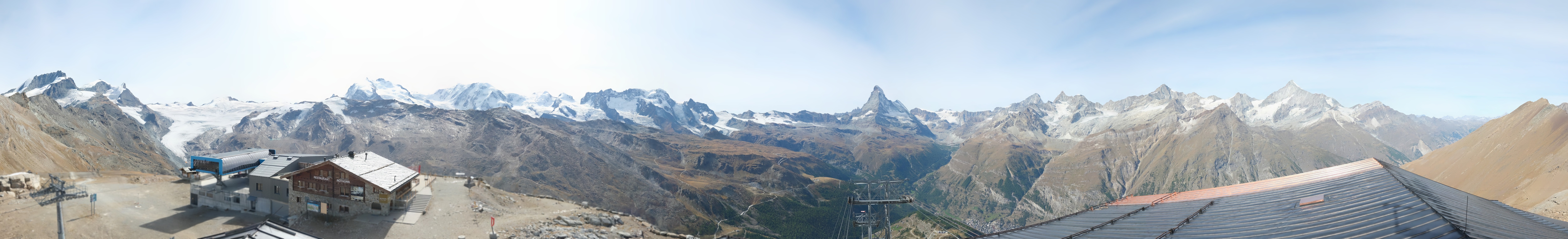 Archived image Webcam Panoramic view from Rothorn