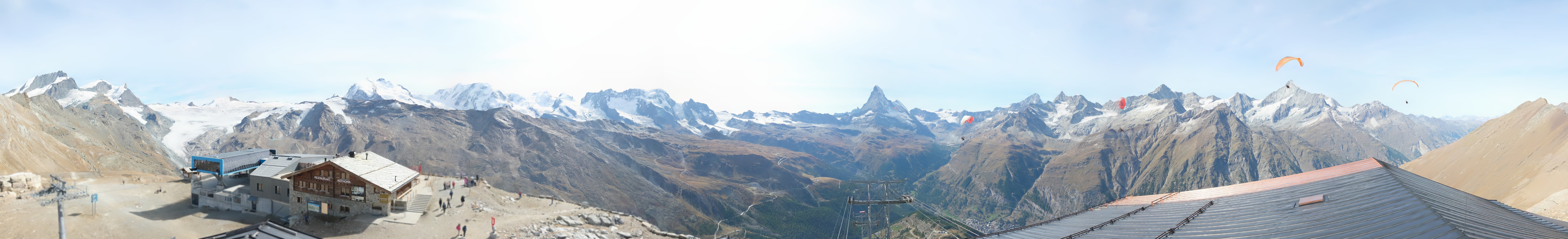 Archived image Webcam Panoramic view from Rothorn