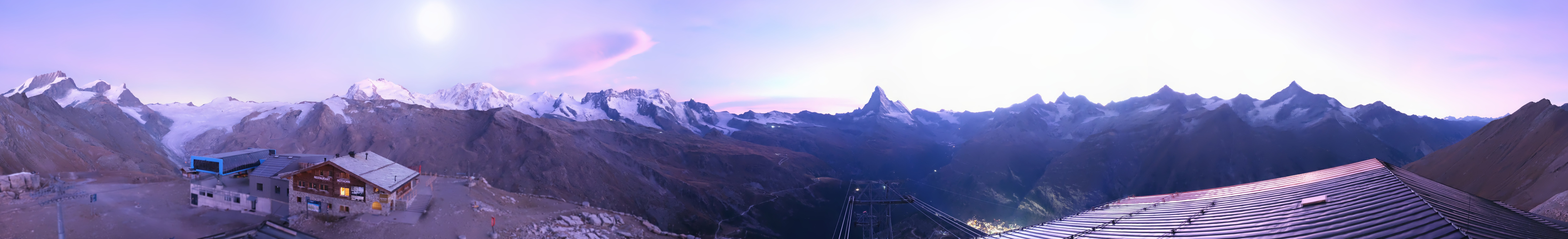 Archived image Webcam Panoramic view from Rothorn