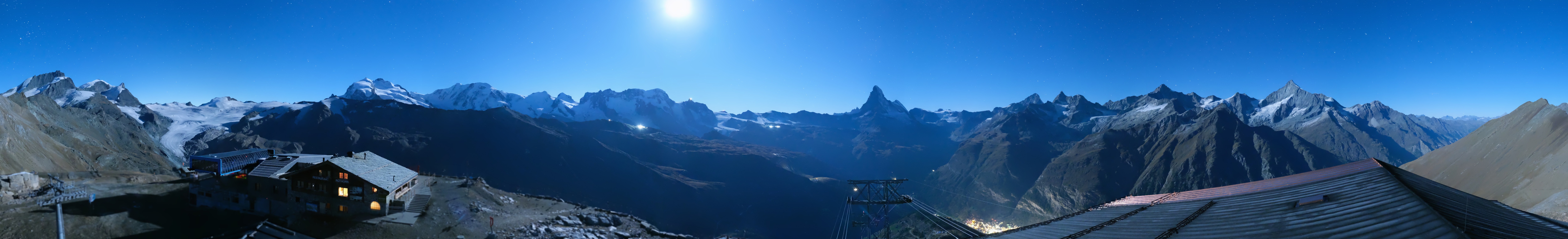Archiv Foto Webcam Panoramablick vom Rothorn