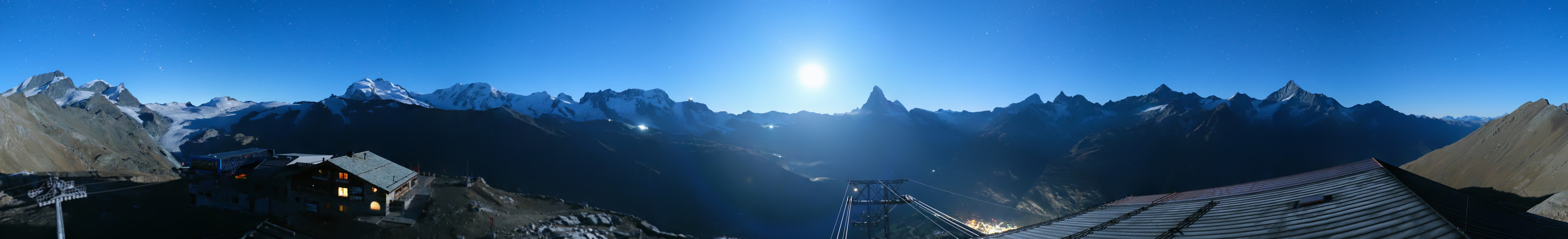 Archiv Foto Webcam Panoramablick vom Rothorn