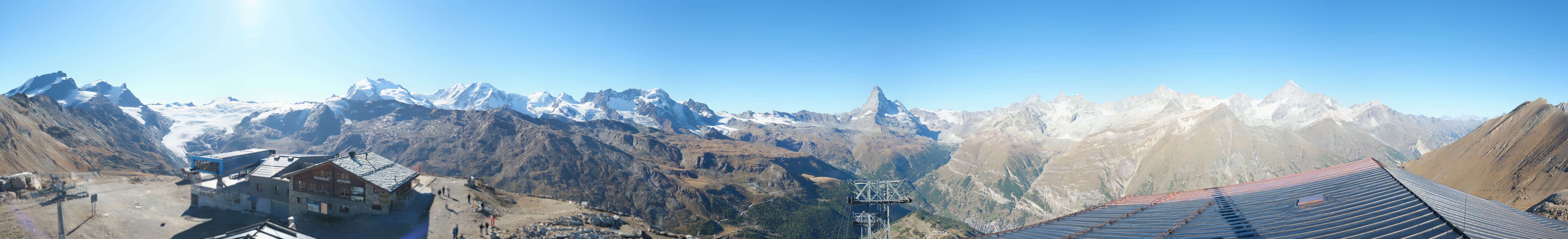 Archiv Foto Webcam Panoramablick vom Rothorn