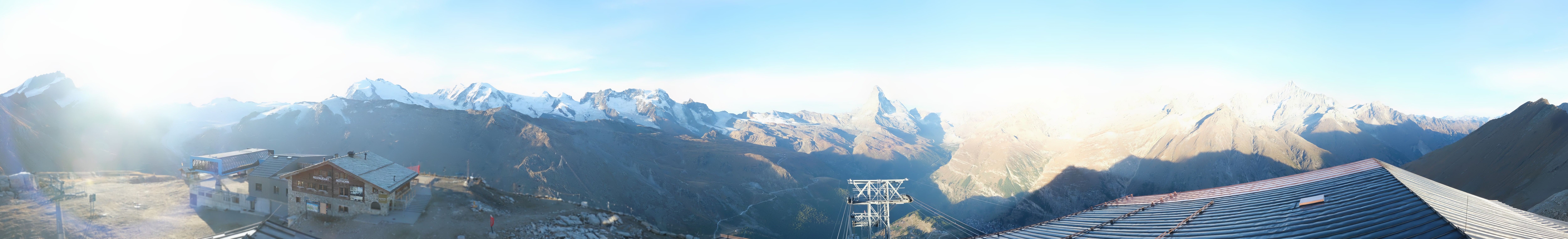 Archived image Webcam Panoramic view from Rothorn