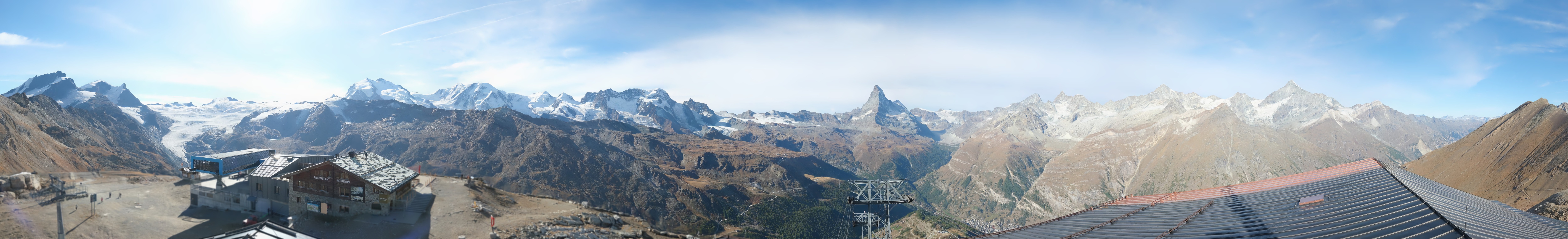 Archived image Webcam Panoramic view from Rothorn