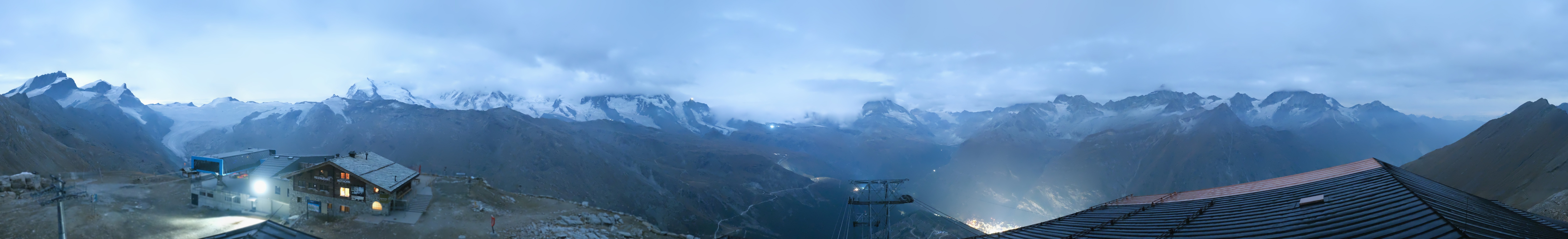 Archiv Foto Webcam Panoramablick vom Rothorn