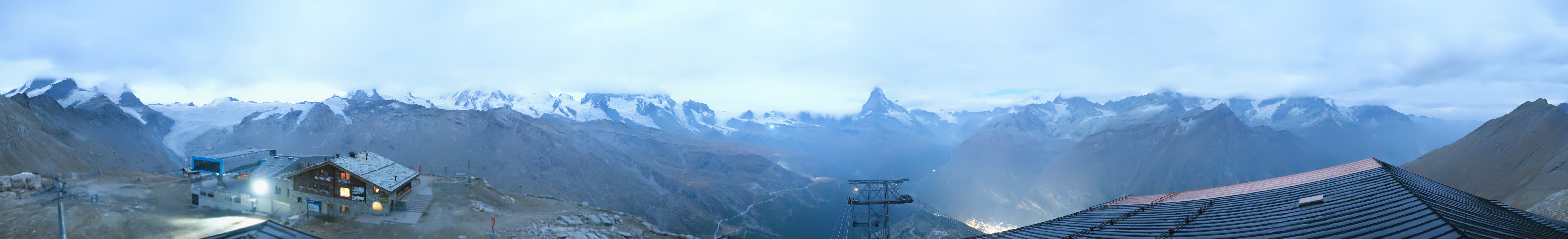 Archiv Foto Webcam Panoramablick vom Rothorn