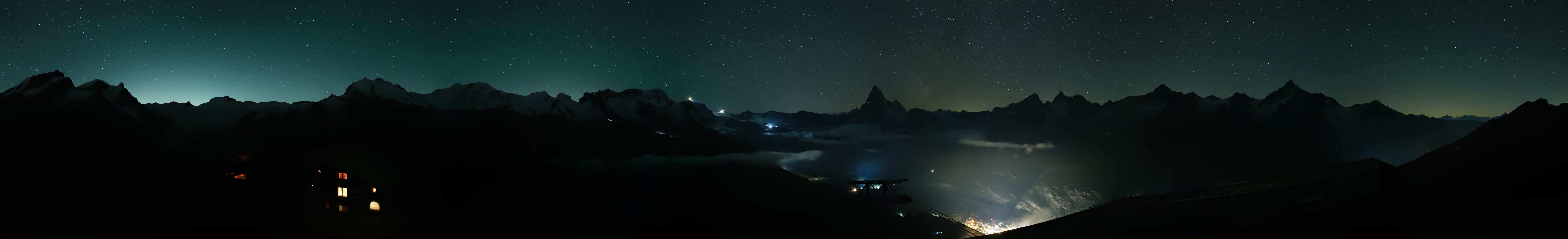 Archived image Webcam Panoramic view from Rothorn