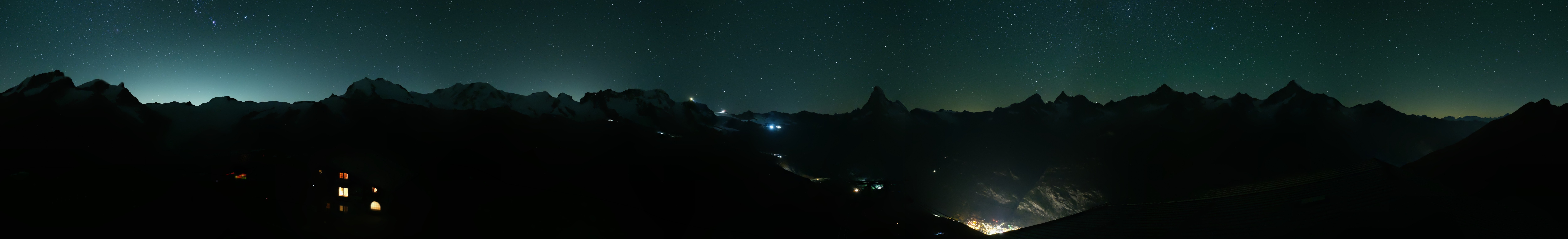 Archived image Webcam Panoramic view from Rothorn
