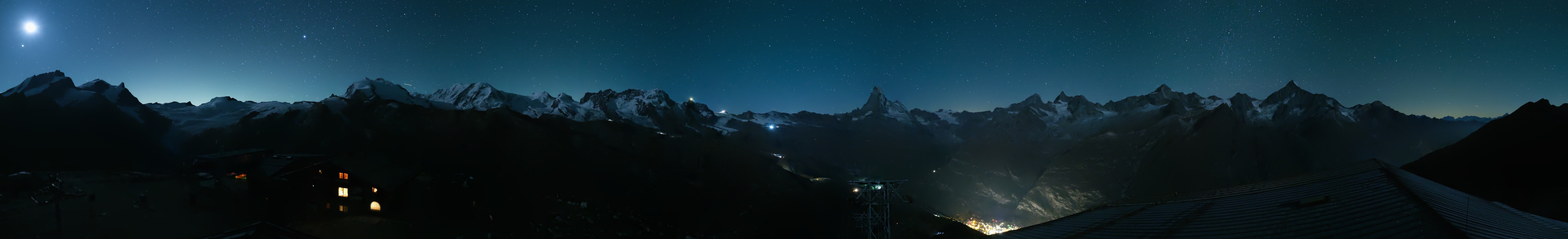 Archived image Webcam Panoramic view from Rothorn