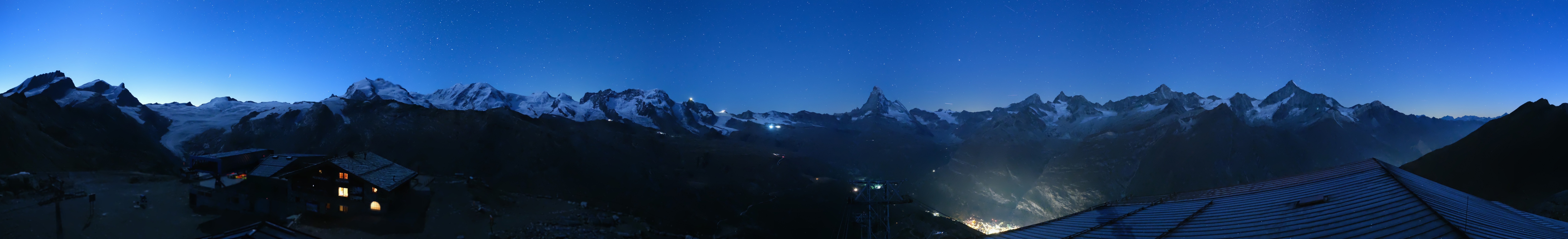Archived image Webcam Panoramic view from Rothorn