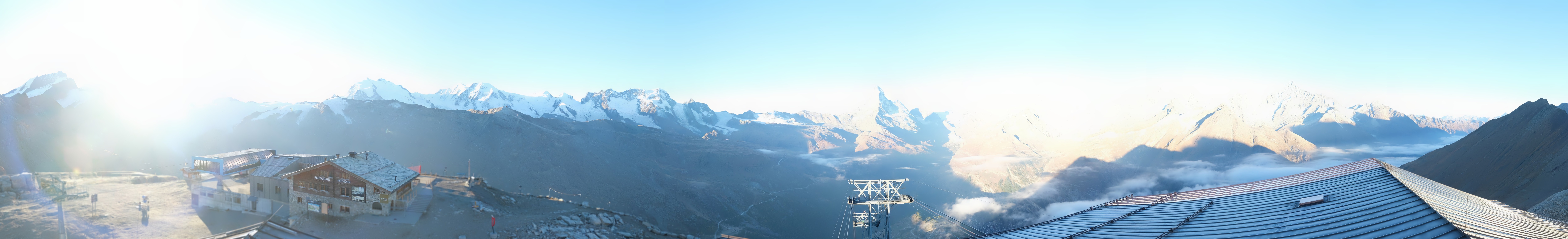 Archived image Webcam Panoramic view from Rothorn