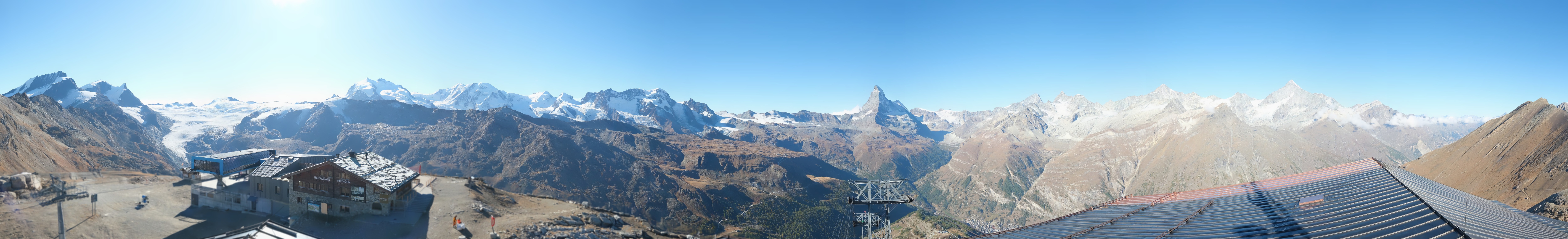 Archived image Webcam Panoramic view from Rothorn