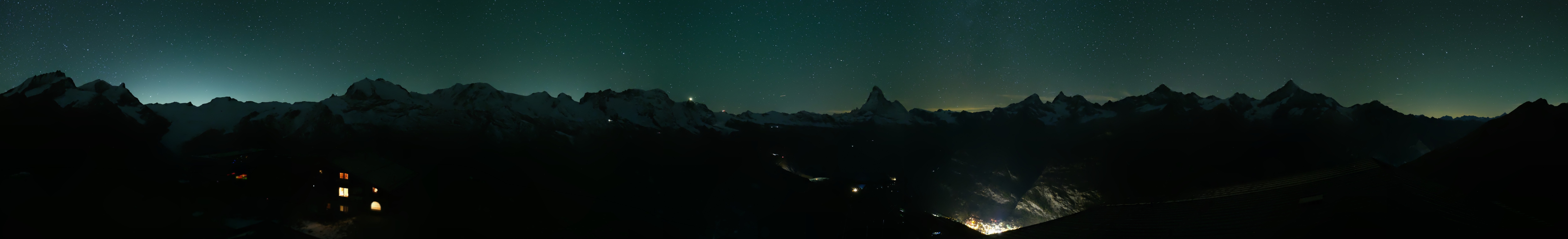 Archived image Webcam Panoramic view from Rothorn