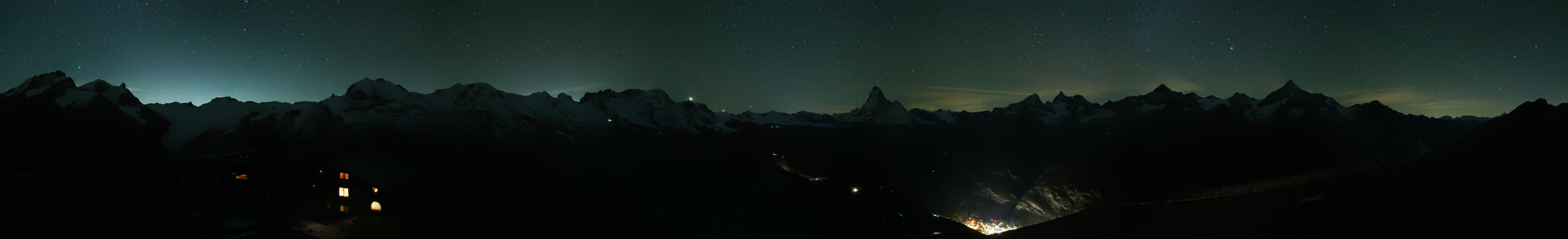 Archived image Webcam Panoramic view from Rothorn