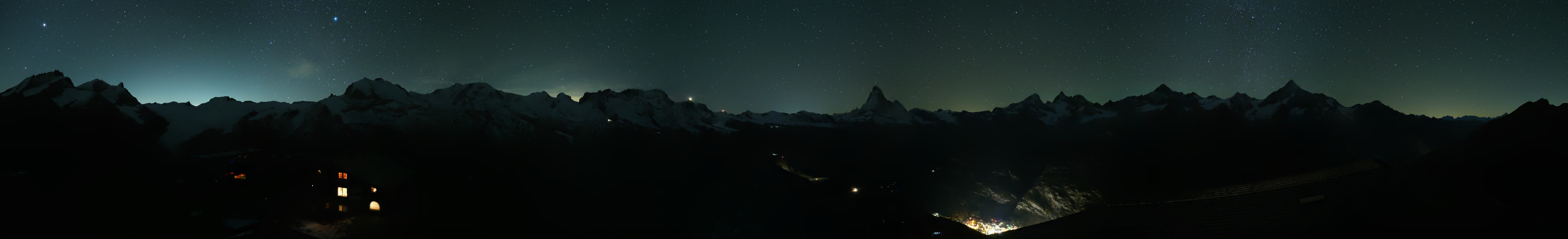 Archived image Webcam Panoramic view from Rothorn