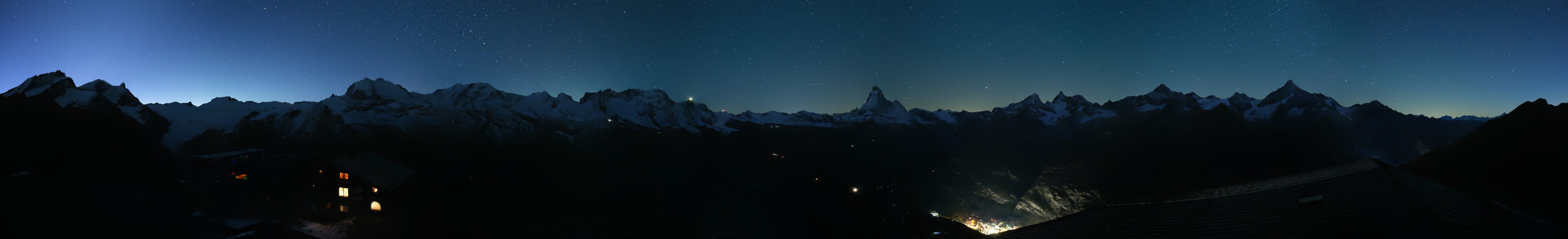 Archived image Webcam Panoramic view from Rothorn