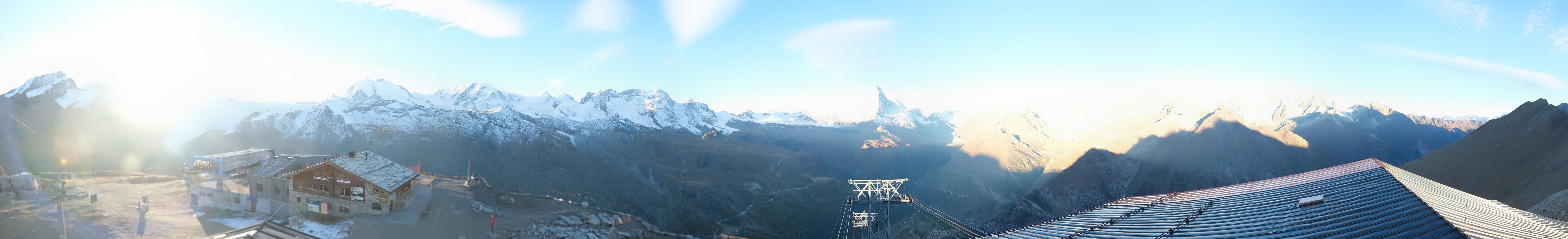 Archived image Webcam Panoramic view from Rothorn