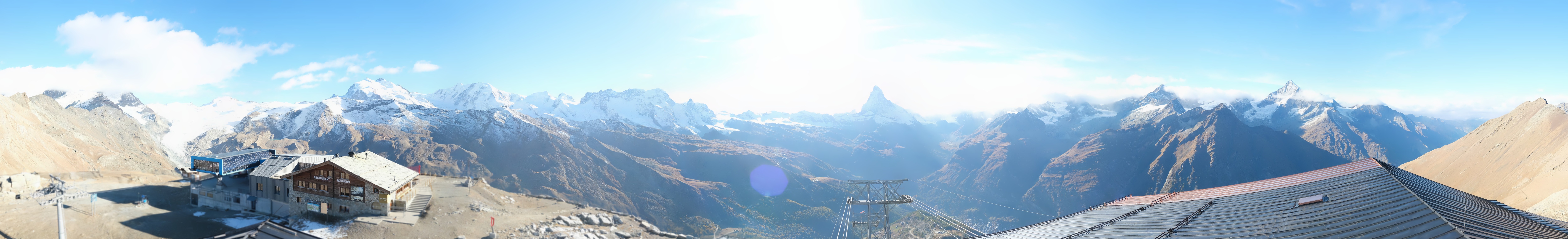 Archived image Webcam Panoramic view from Rothorn