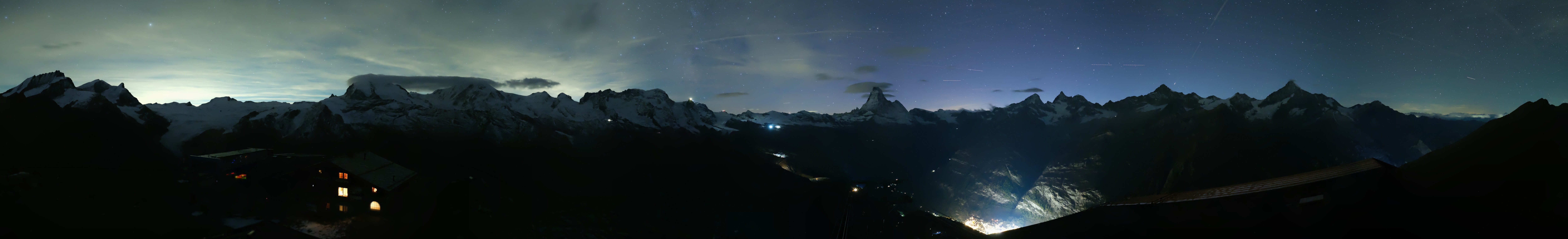Archived image Webcam Panoramic view from Rothorn