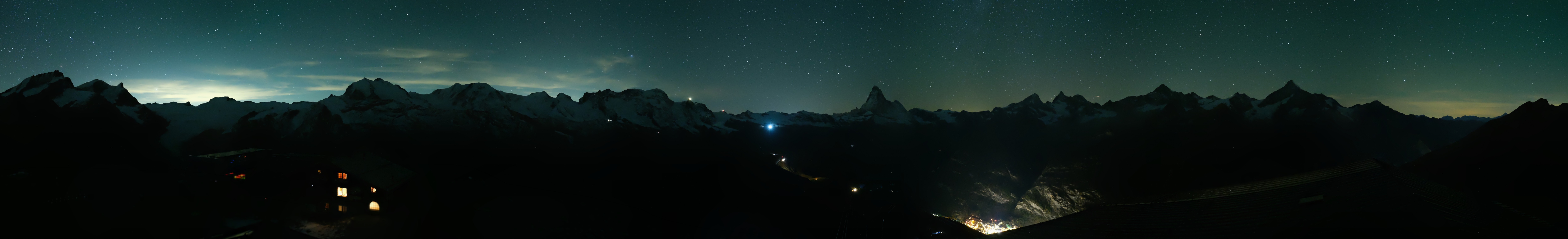 Archiv Foto Webcam Panoramablick vom Rothorn
