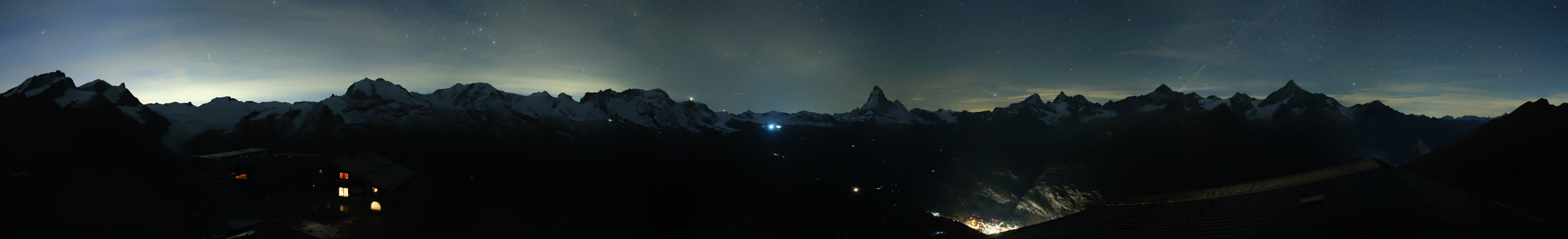 Archiv Foto Webcam Panoramablick vom Rothorn
