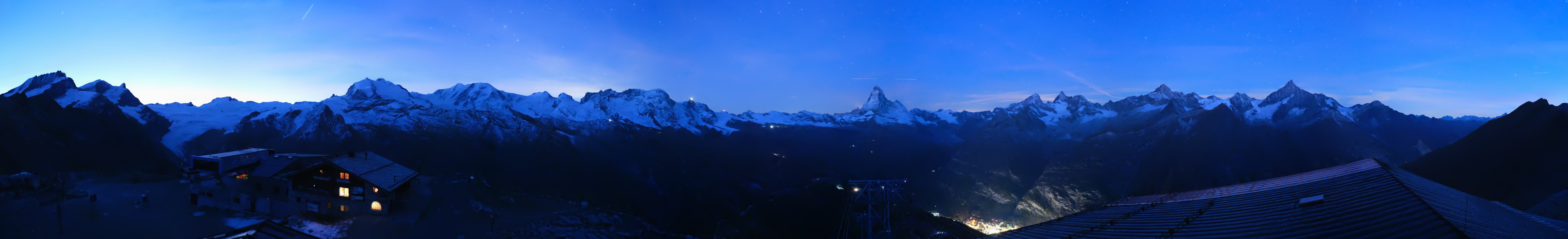Archiv Foto Webcam Panoramablick vom Rothorn