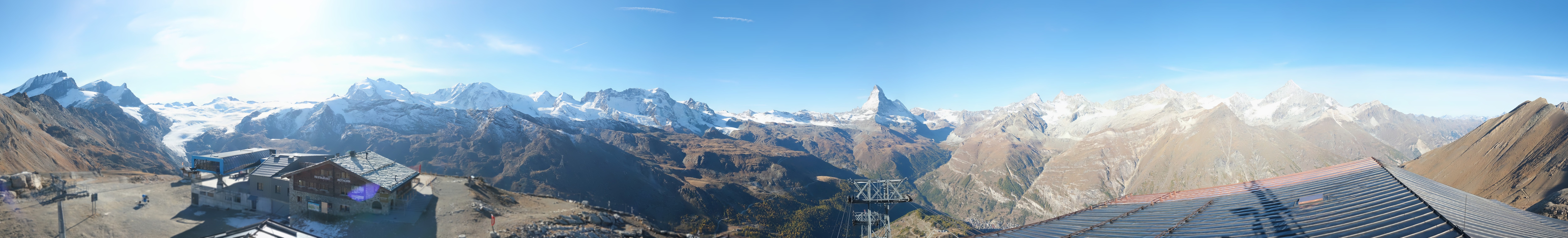 Archiv Foto Webcam Panoramablick vom Rothorn