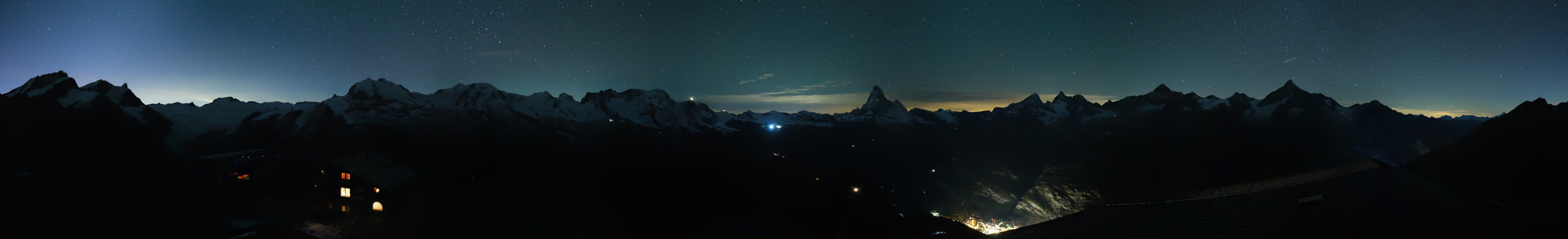 Archived image Webcam Panoramic view from Rothorn