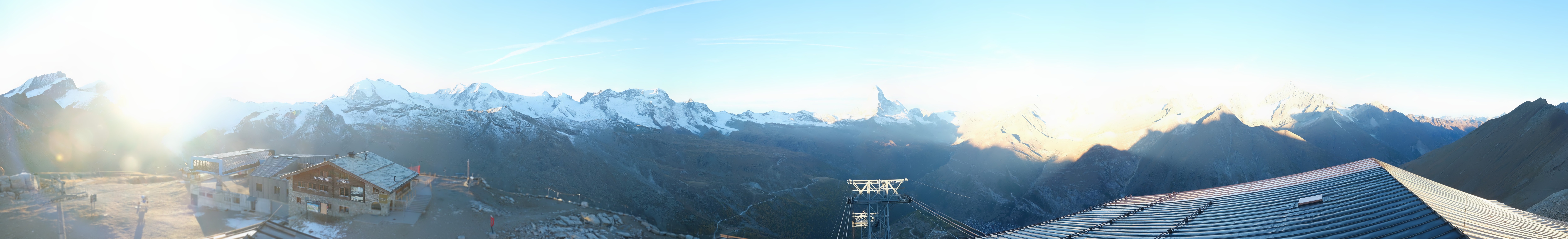 Archived image Webcam Panoramic view from Rothorn