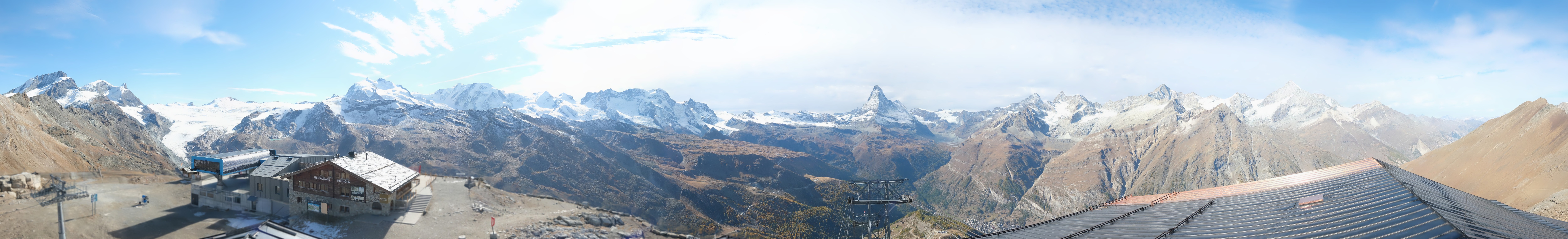Archived image Webcam Panoramic view from Rothorn