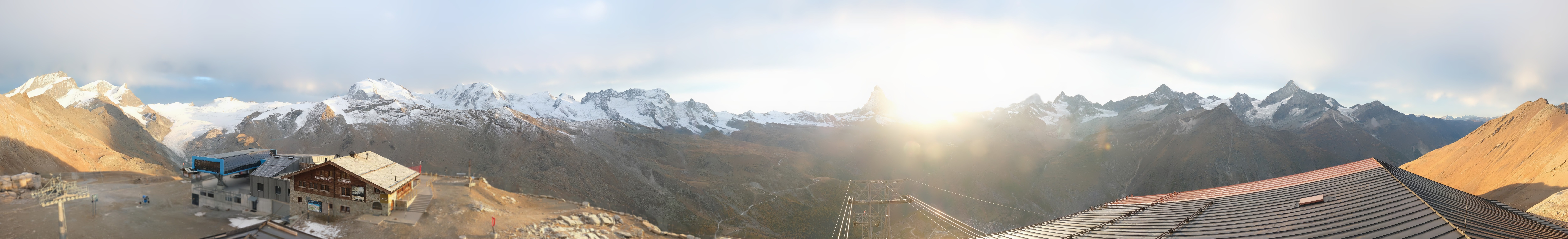 Archived image Webcam Panoramic view from Rothorn