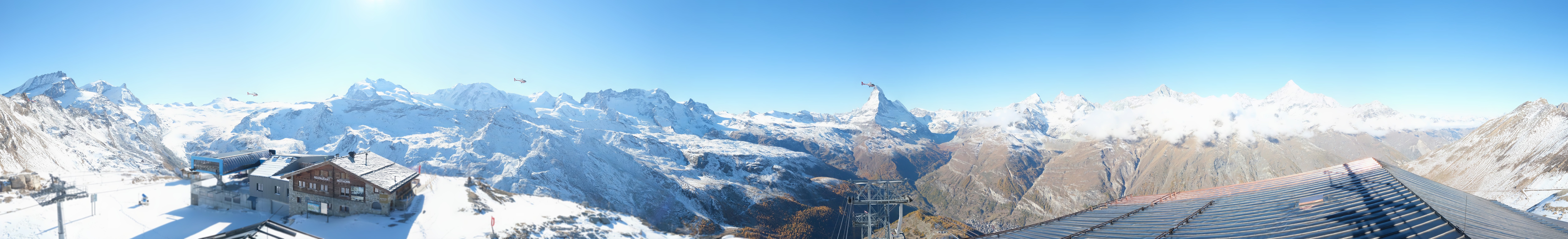 Archived image Webcam Panoramic view from Rothorn