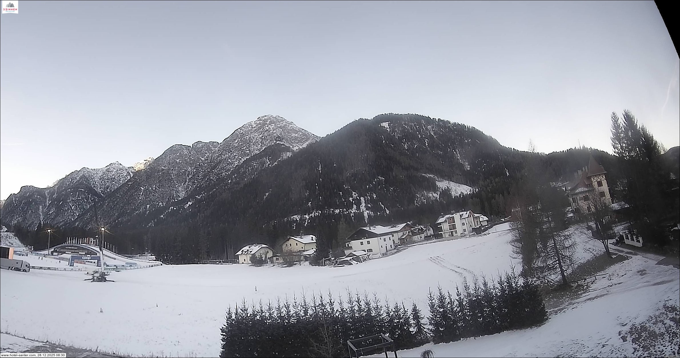 Archiv Foto Webcam Hotel Santer in Toblach
