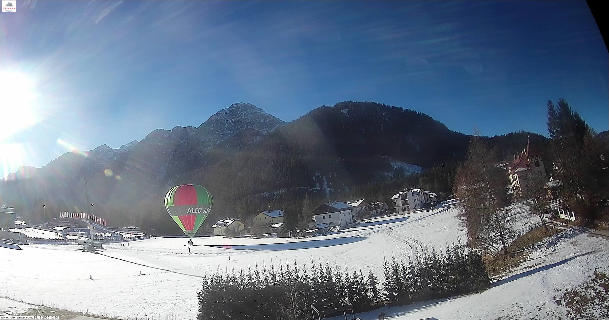 Archiv Foto Webcam Hotel Santer in Toblach