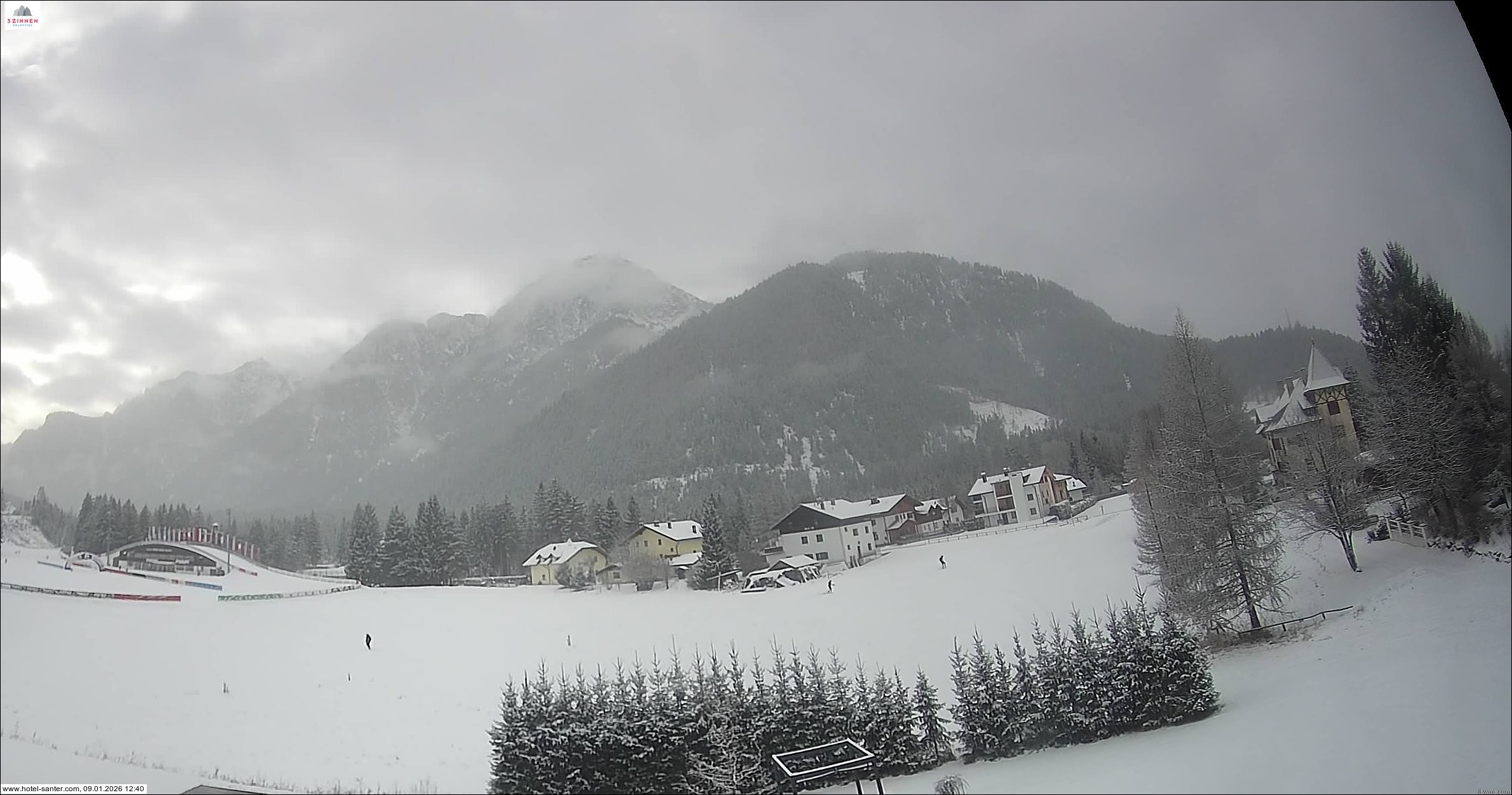 Archiv Foto Webcam Hotel Santer in Toblach