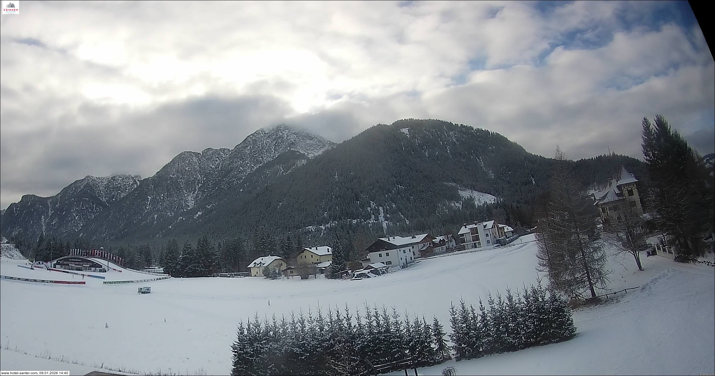 Archiv Foto Webcam Hotel Santer in Toblach
