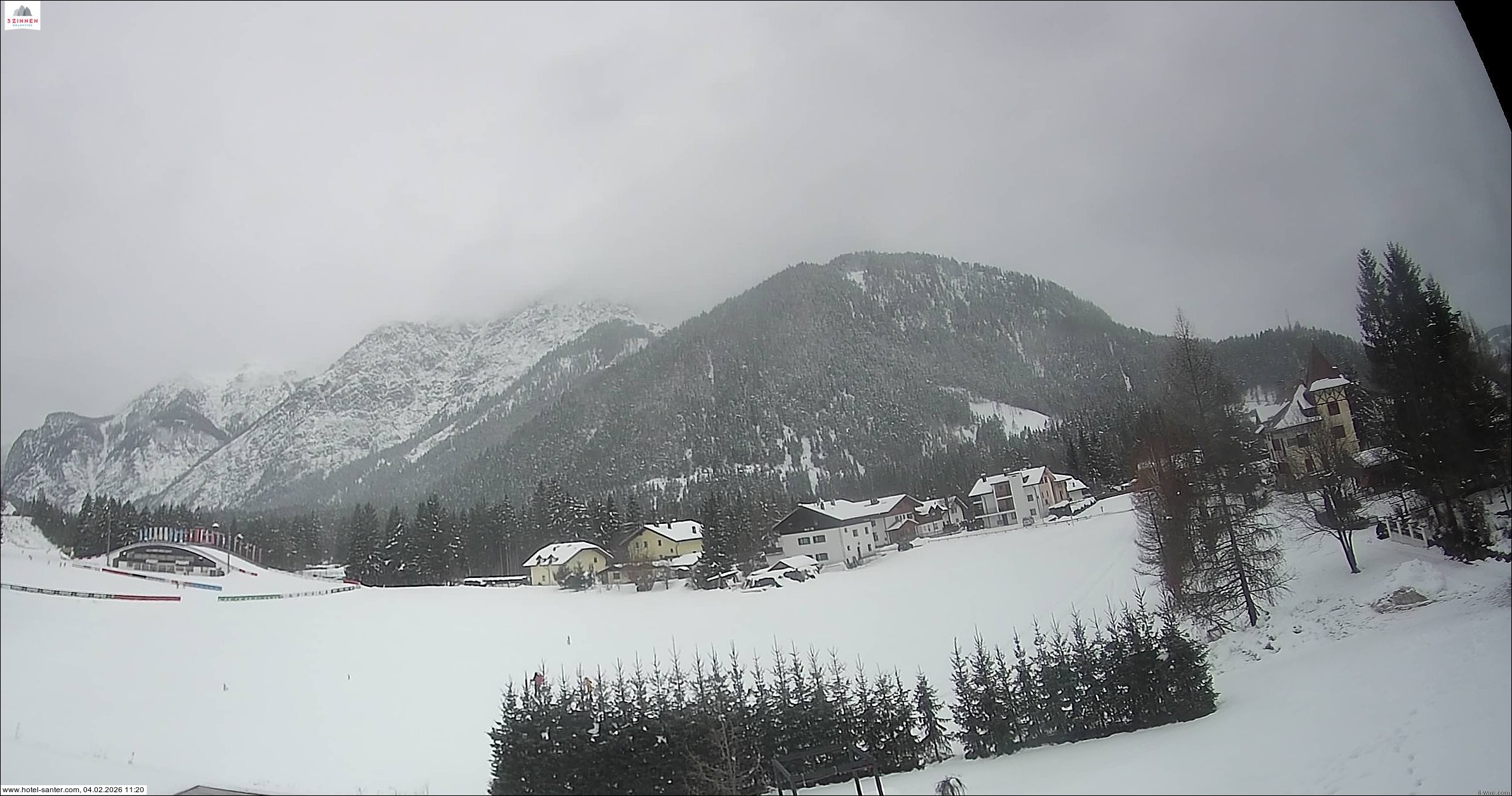 Archiv Foto Webcam Hotel Santer in Toblach