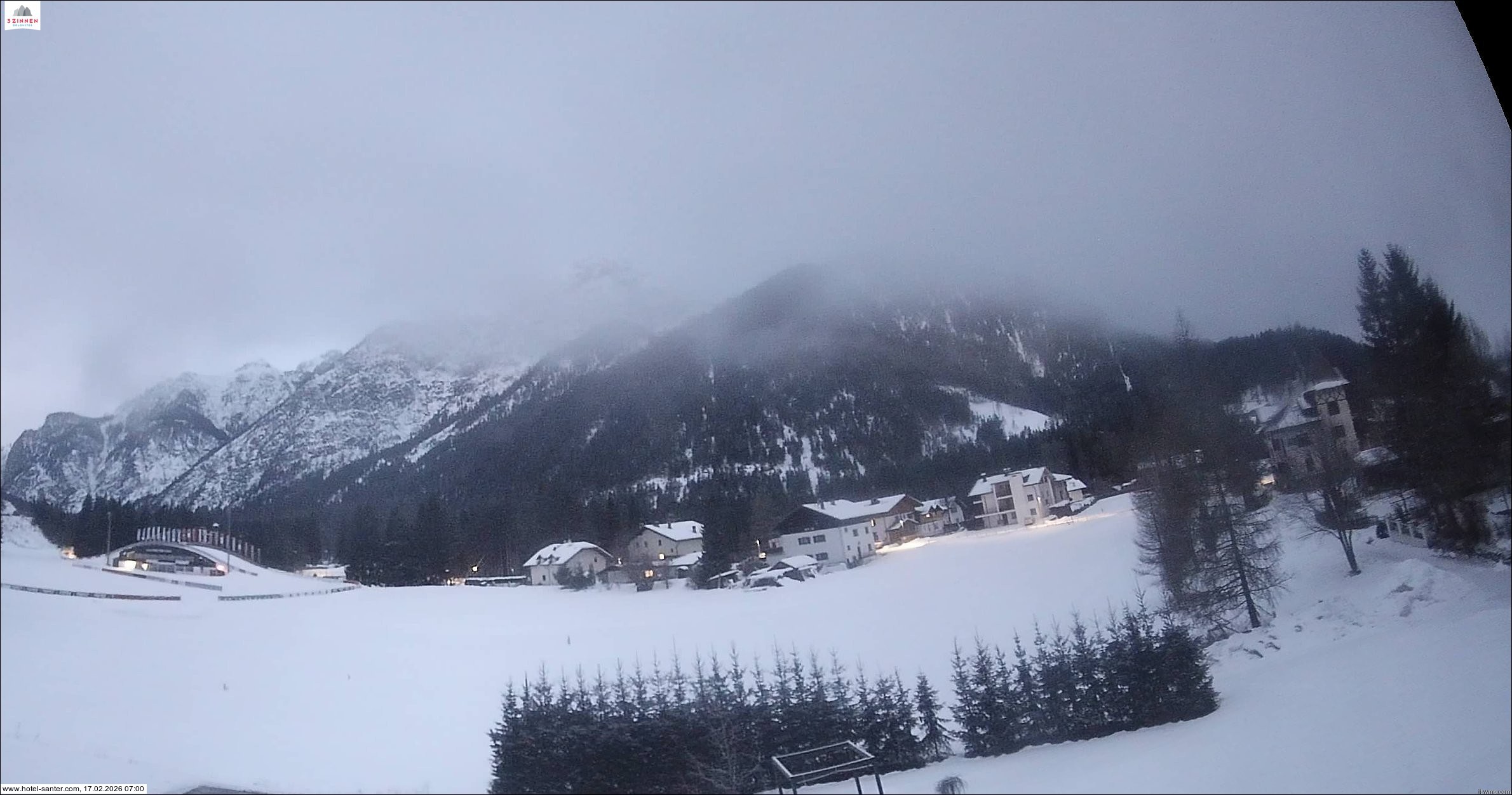 Archiv Foto Webcam Hotel Santer in Toblach
