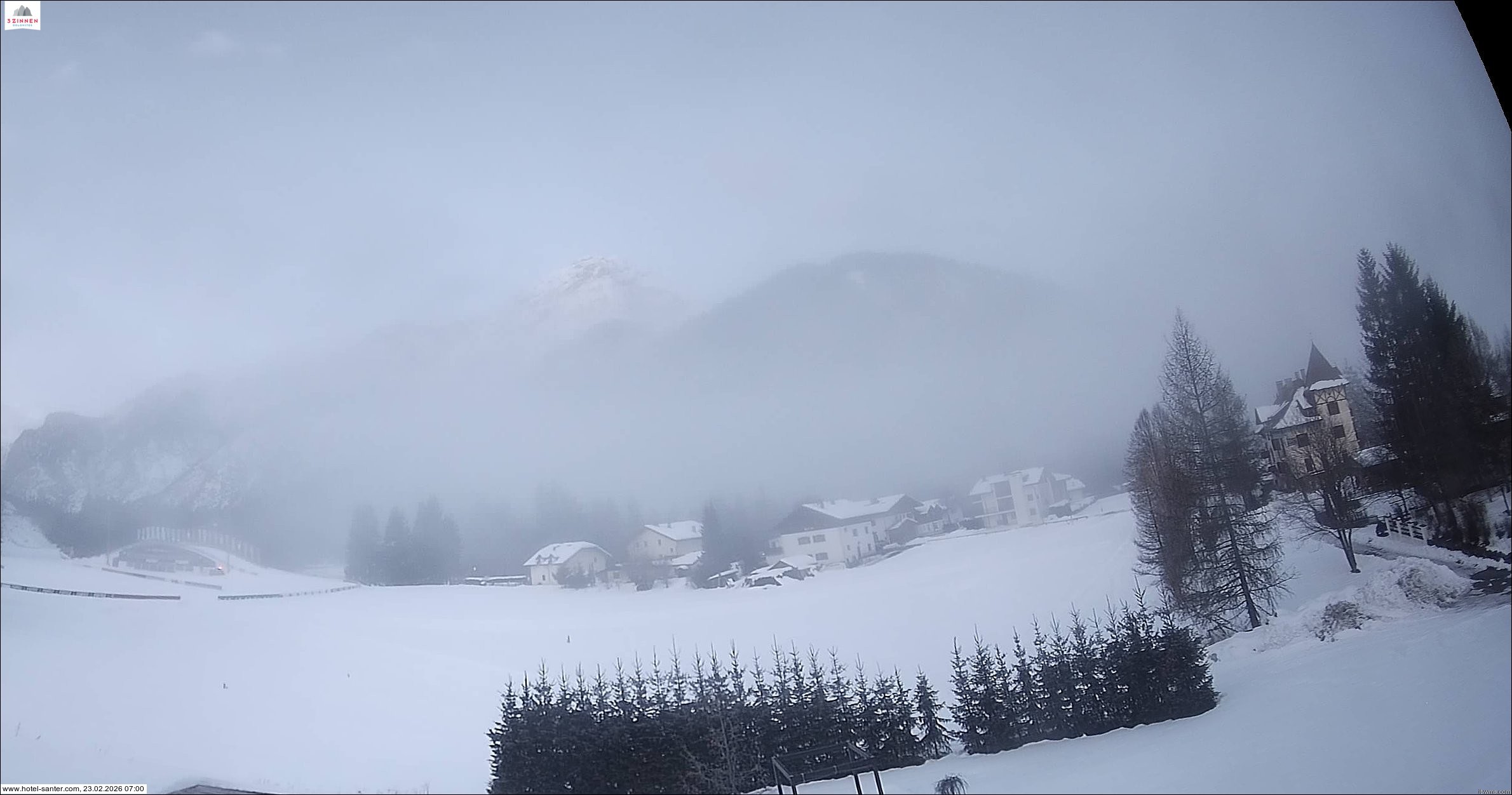 Archiv Foto Webcam Hotel Santer in Toblach