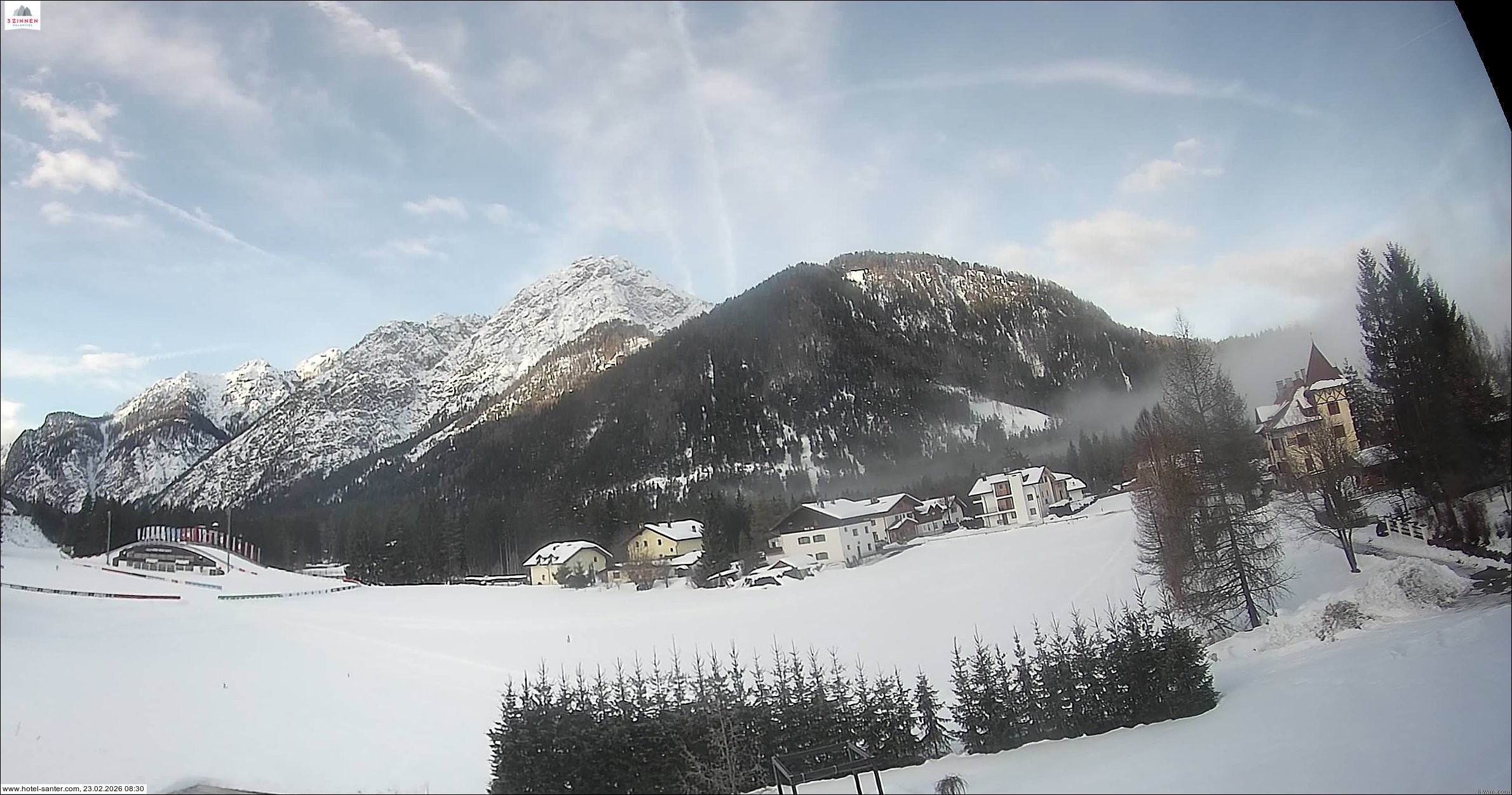 Archiv Foto Webcam Hotel Santer in Toblach