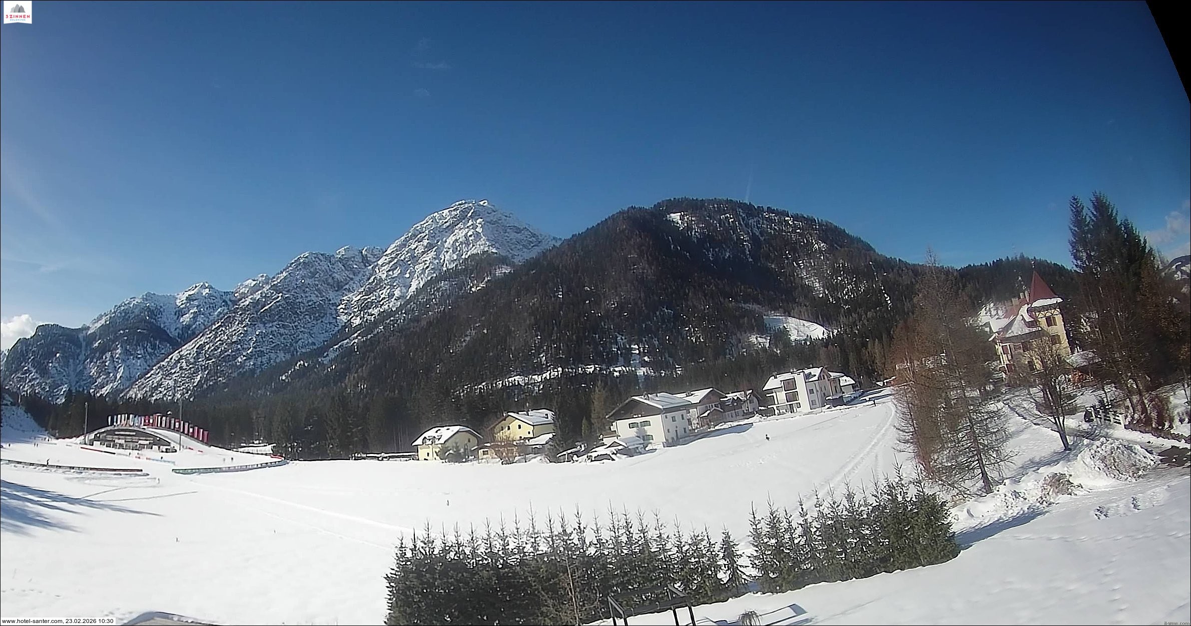 Archiv Foto Webcam Hotel Santer in Toblach