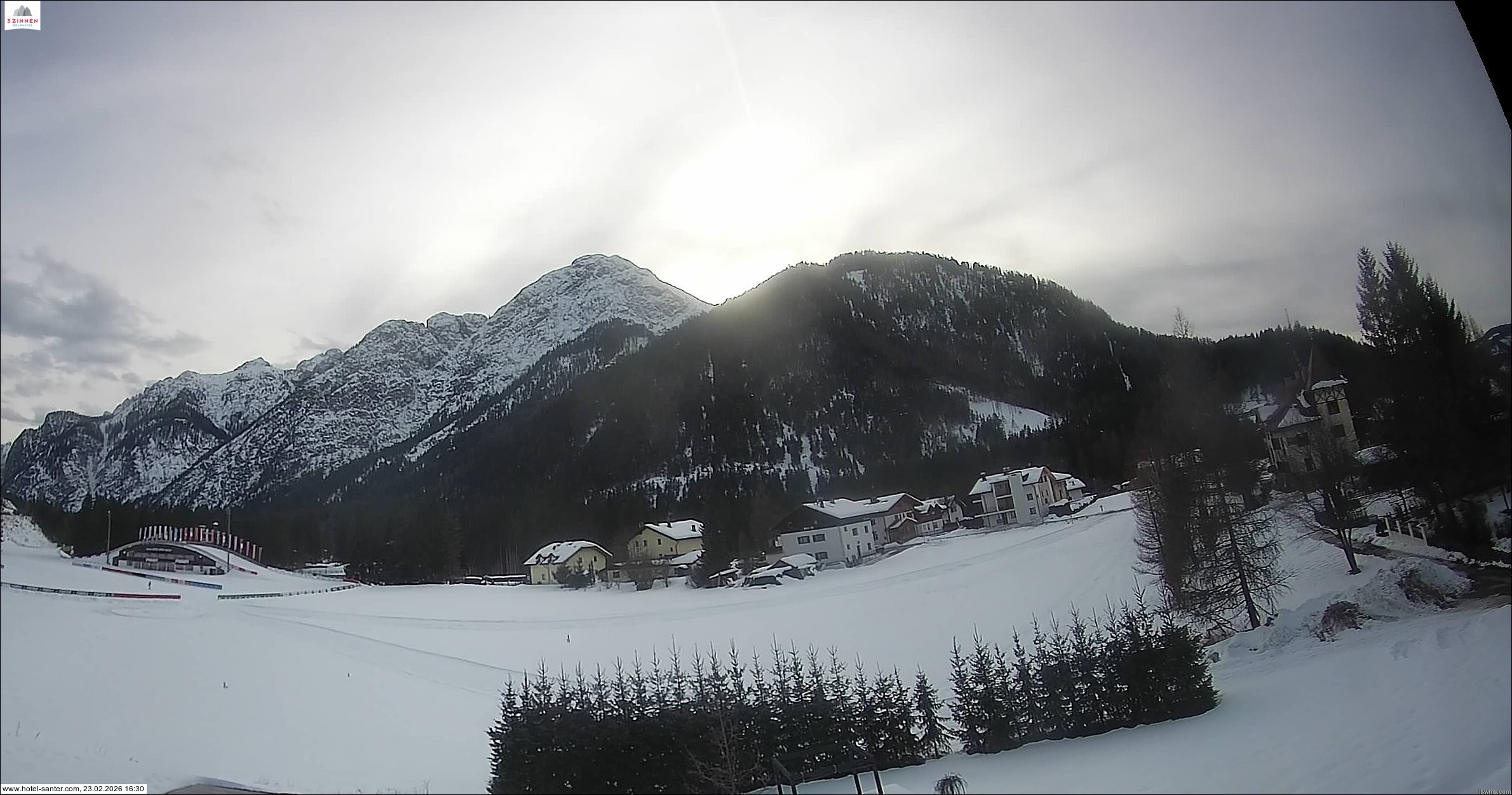 Archiv Foto Webcam Hotel Santer in Toblach