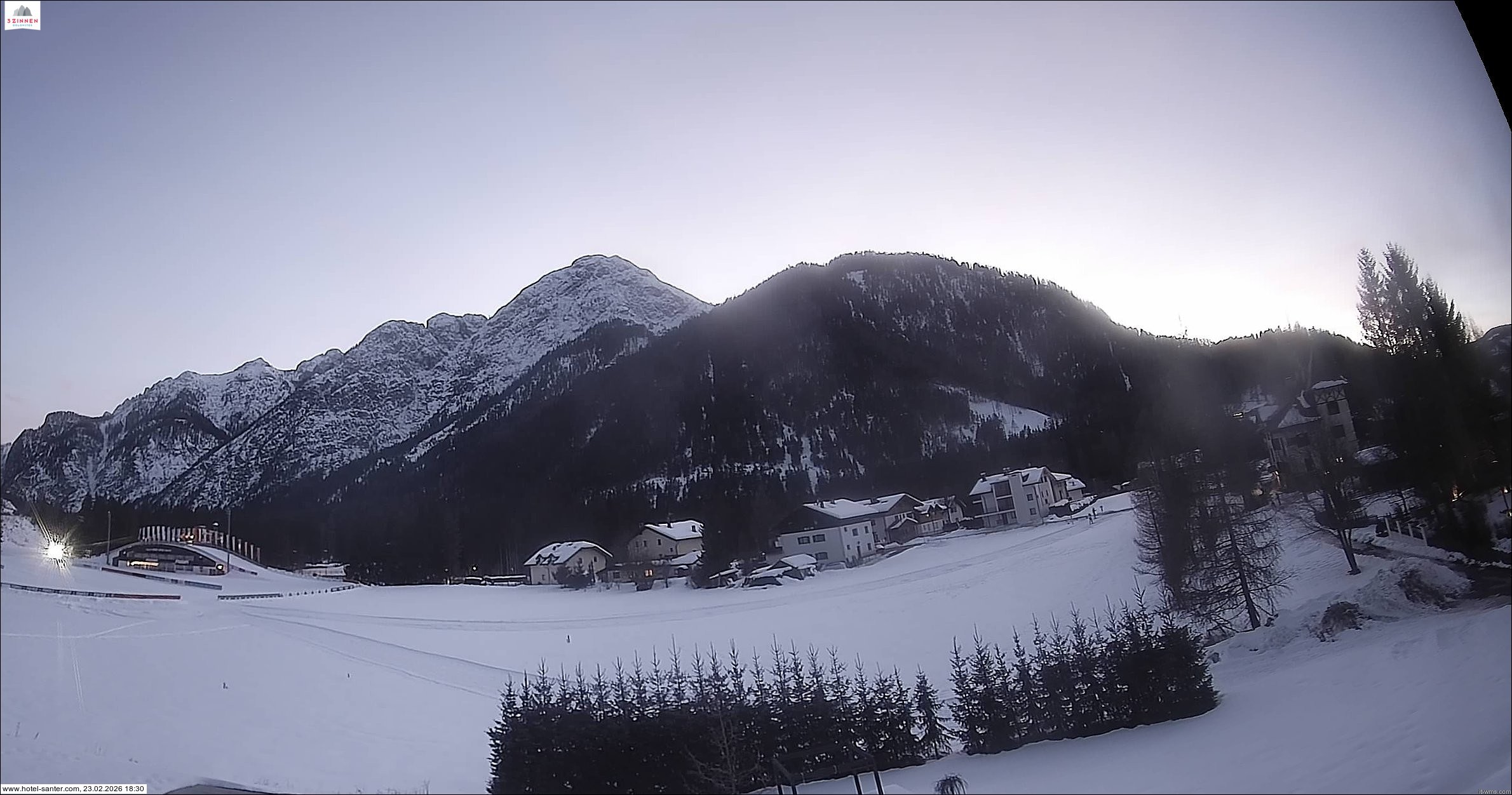 Archiv Foto Webcam Hotel Santer in Toblach