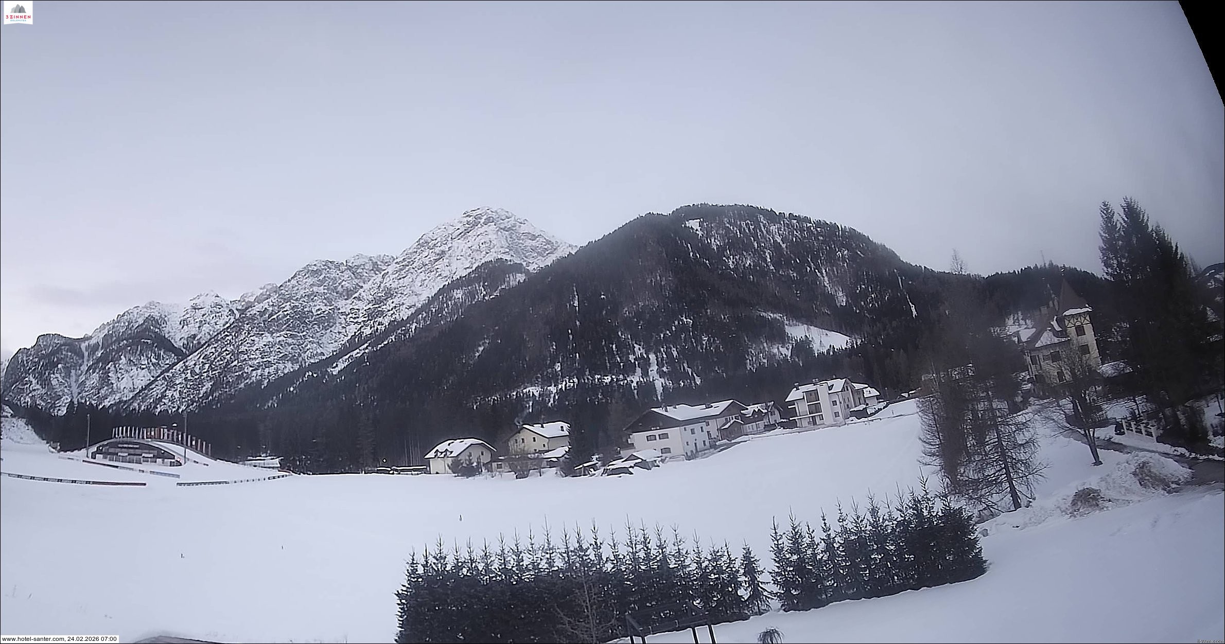 Archiv Foto Webcam Hotel Santer in Toblach