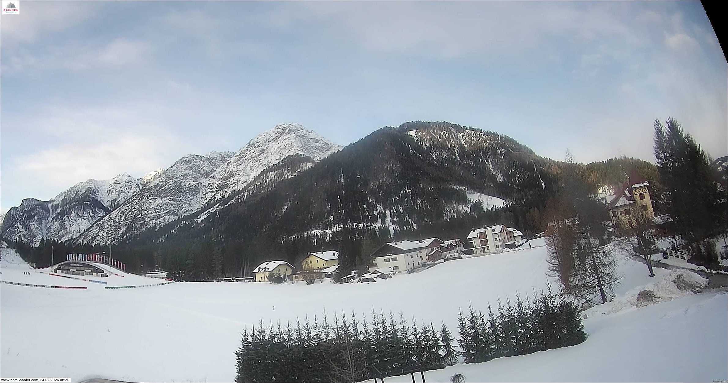 Archiv Foto Webcam Hotel Santer in Toblach