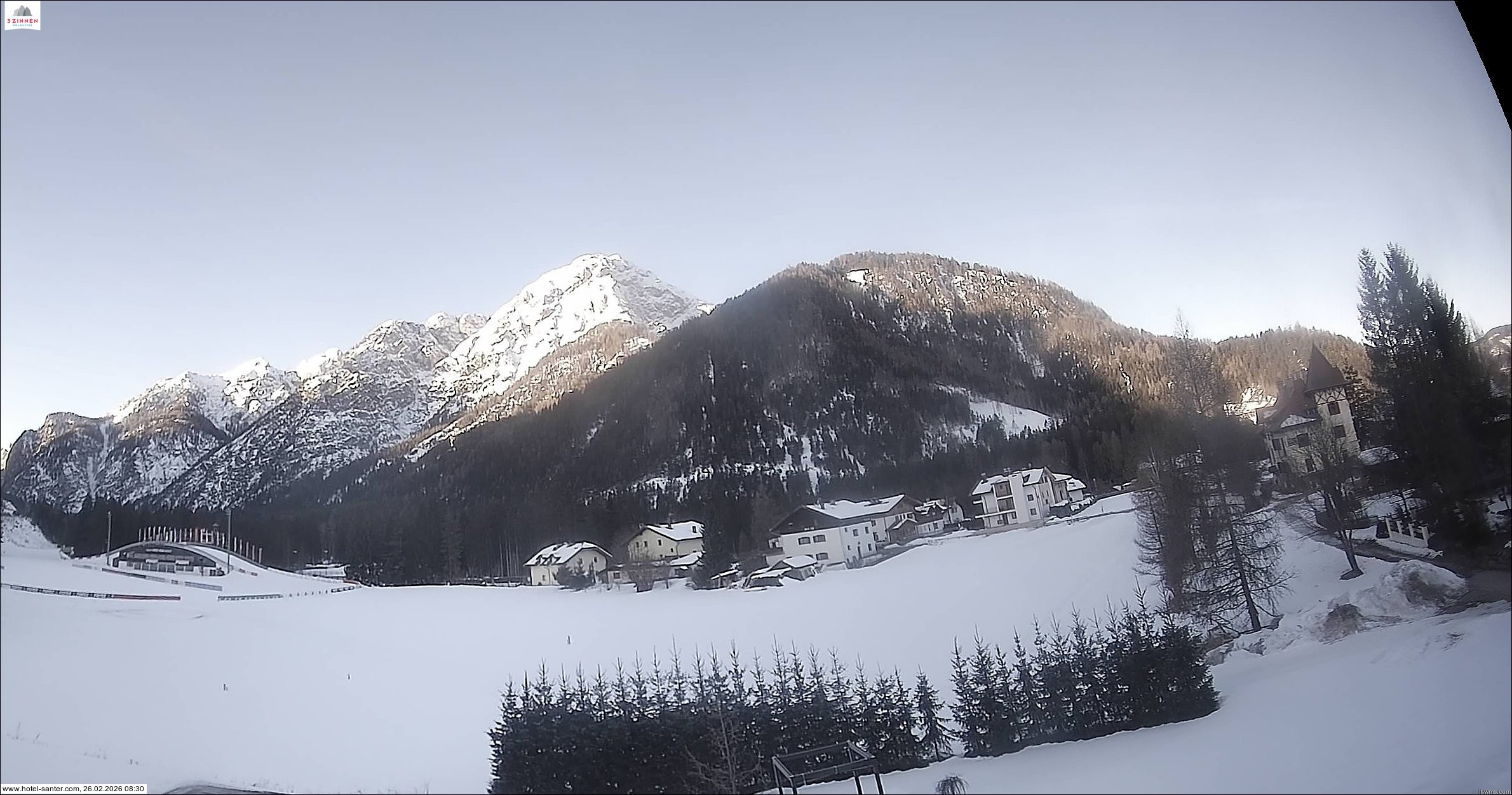 Archiv Foto Webcam Hotel Santer in Toblach