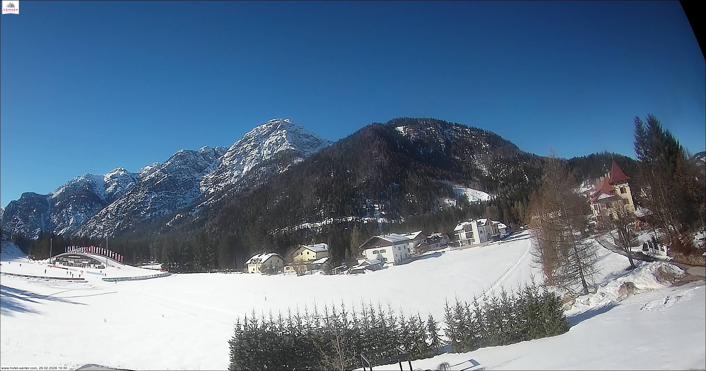 Archiv Foto Webcam Hotel Santer in Toblach