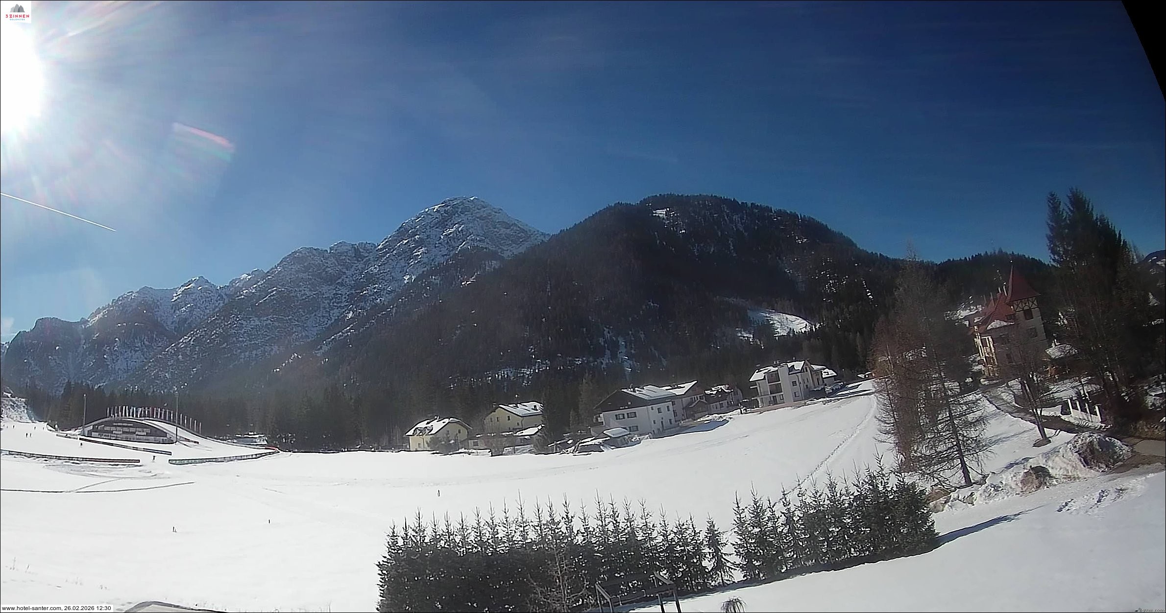 Archiv Foto Webcam Hotel Santer in Toblach